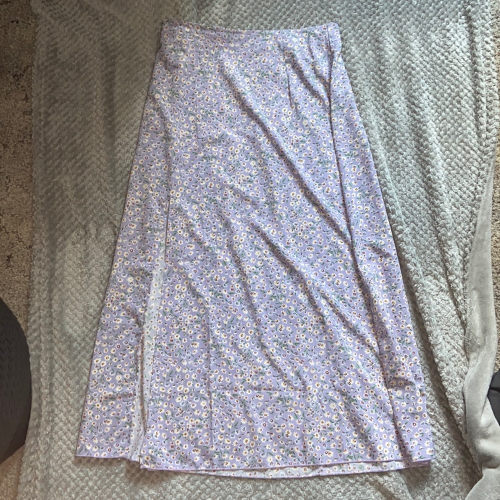 Floral maxi skirt